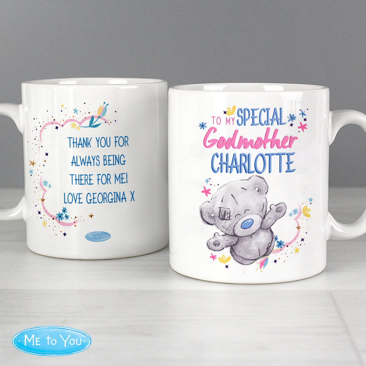 Personalised Me to You Godmother Mug for Mother's Day