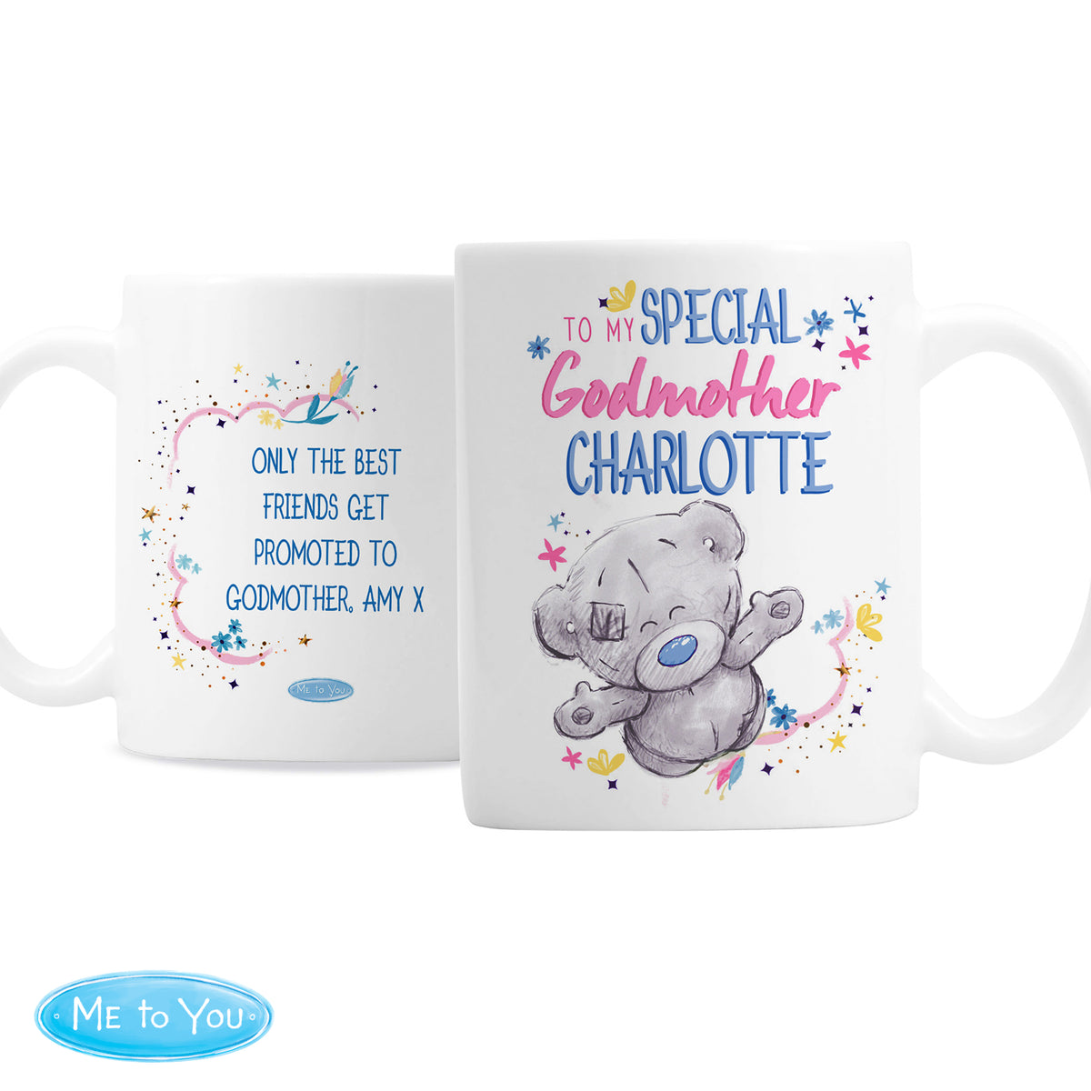 Personalised Me to You Godmother Mug for Mother's Day