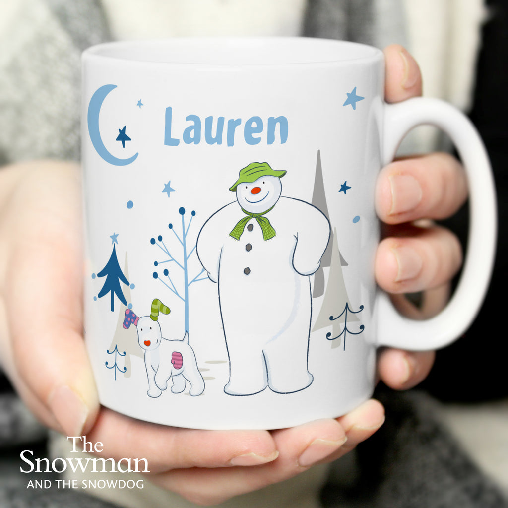 Personalised The Snowman and the Snowdog Mug | Christmas Gift