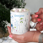 Personalised The Snowman and the Snowdog Mug | Christmas Gift