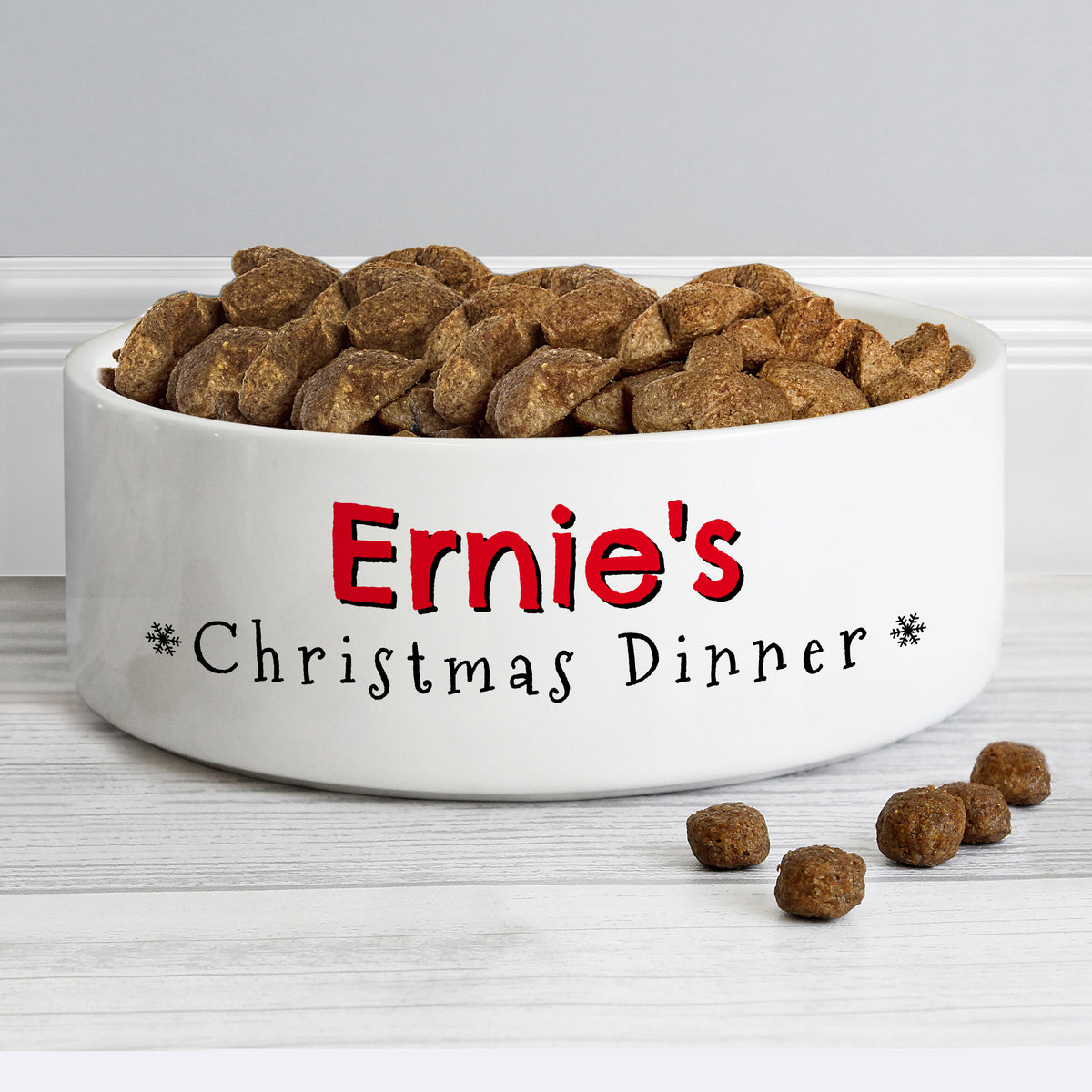 Personalised Christmas Dinner 15cm Medium Pet Bowl | Gift for Pets