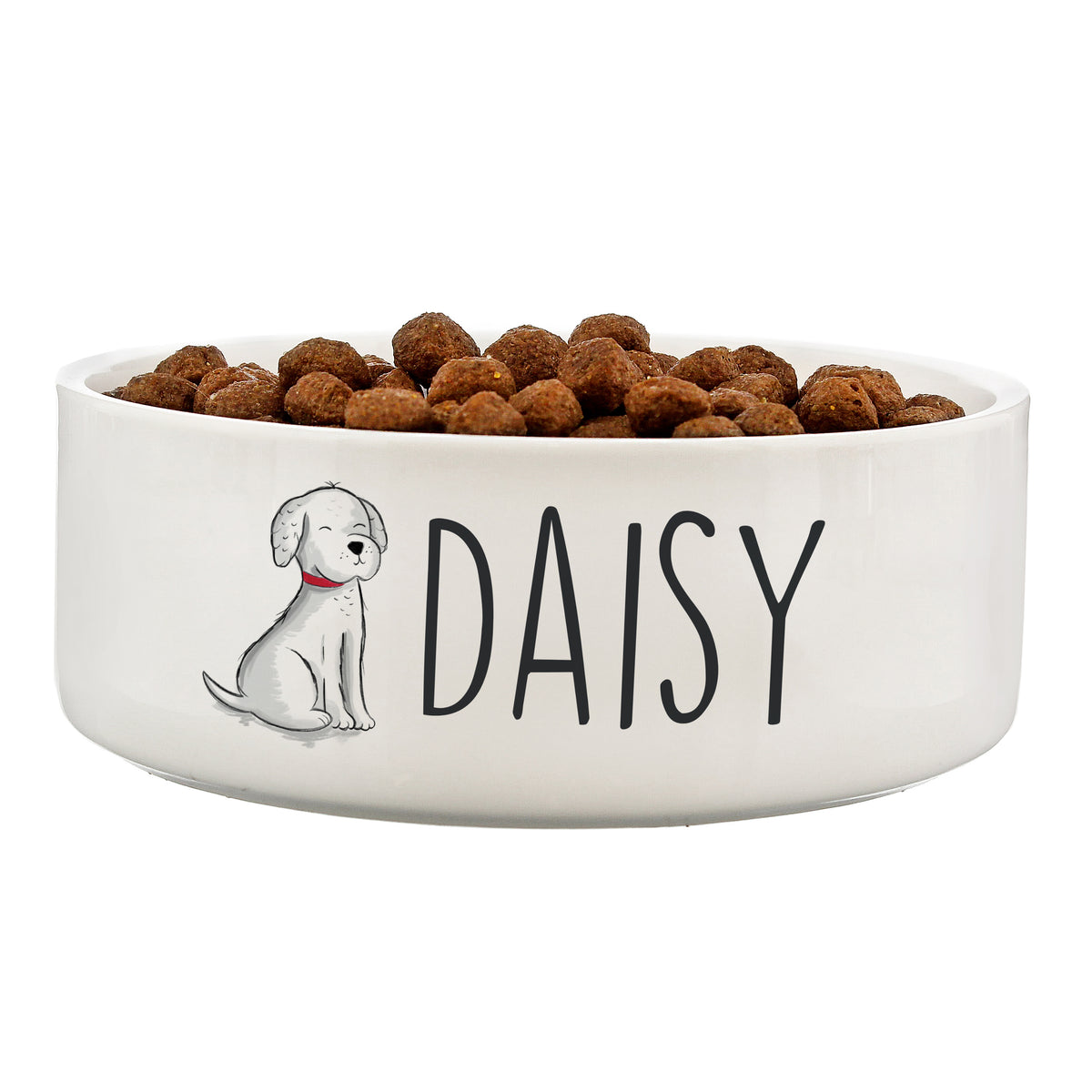 Personalised Scribble Dog 15cm Medium Pet Bowl | Pet Gifts | Inspired Creative Gifts