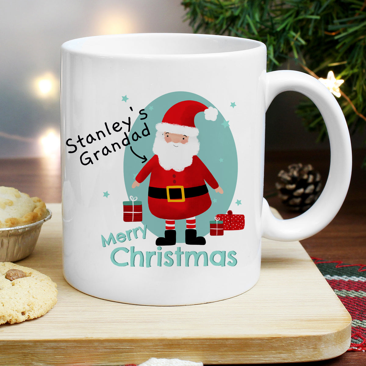 Personalised Mr Claus Christmas Mug for Christmas