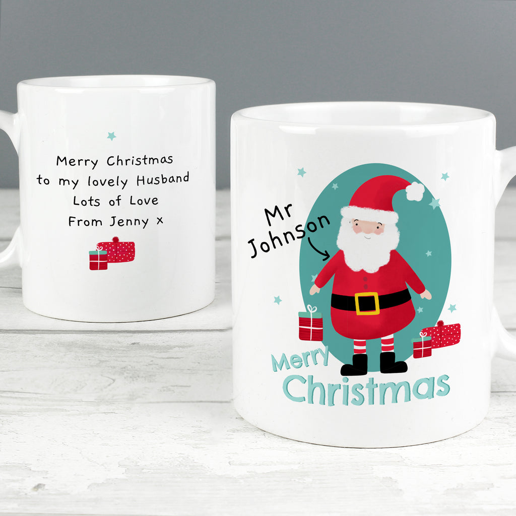 Personalised Mr Claus Christmas Mug for Christmas