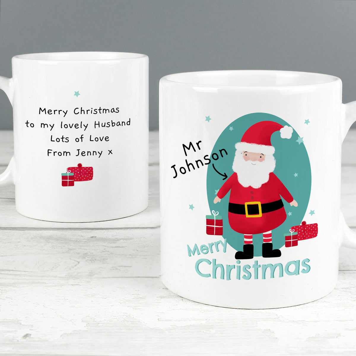 Personalised Mr Claus Christmas Mug for Christmas
