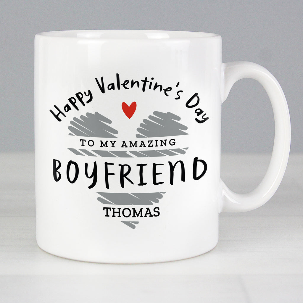 Personalised Happy Valentine's Day Mug for Valentine's Day