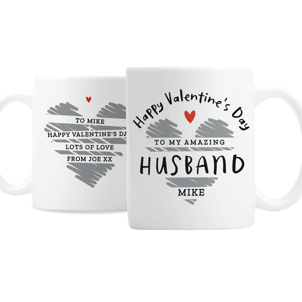 Personalised Happy Valentine's Day Mug for Valentine's Day