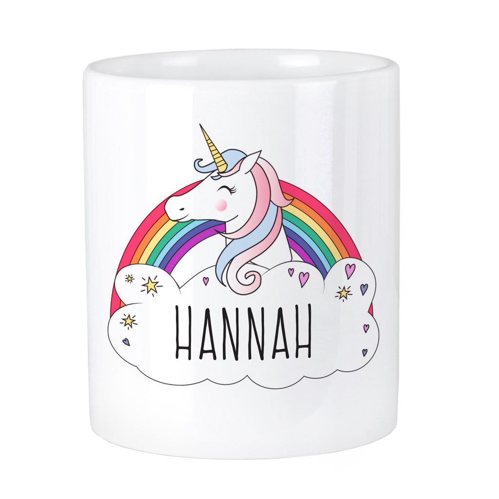 Personalised Unicorn Ceramic Storage Pot for Mother's Day
