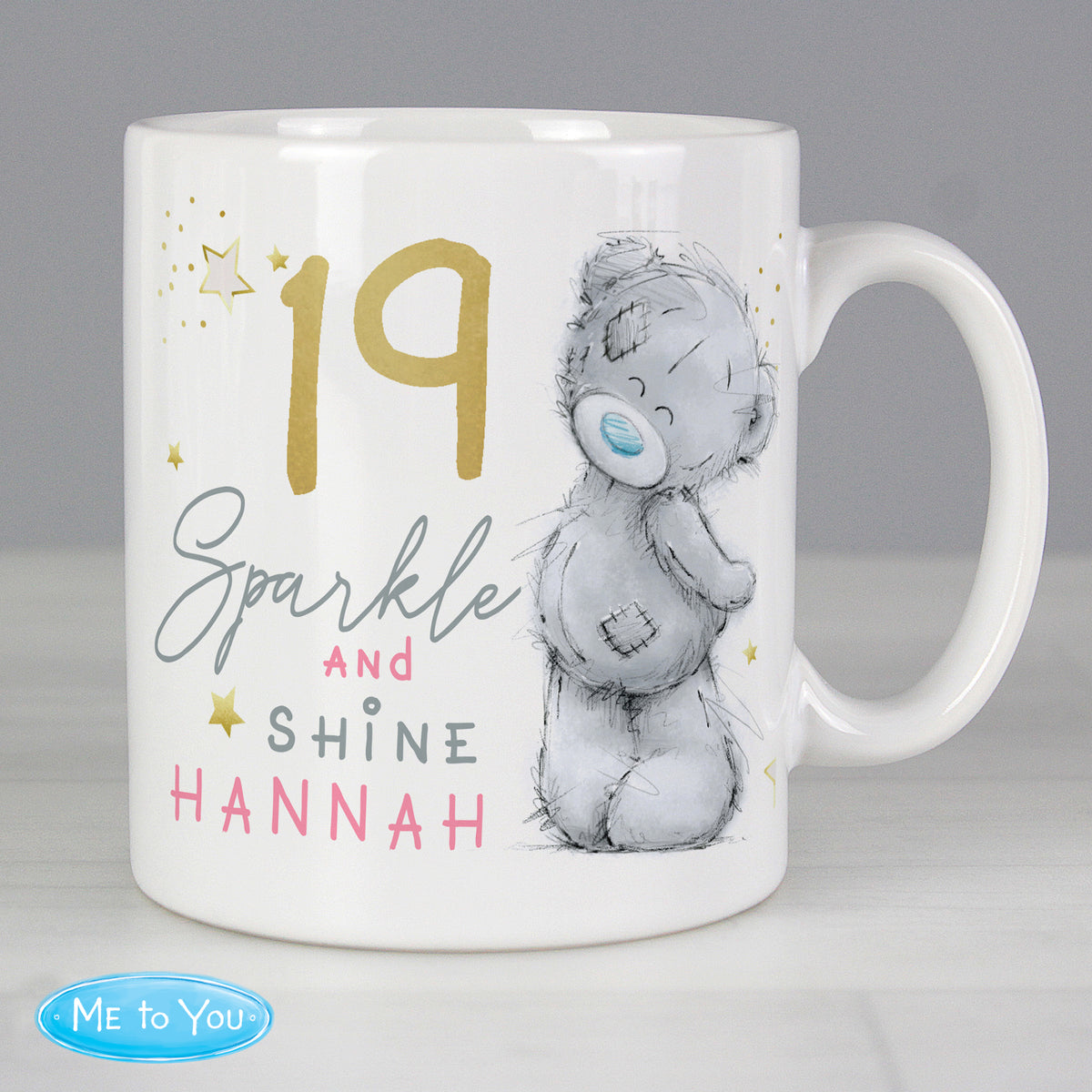Personalised Me To You Sparkle & Shine Birthday Mug | Birthday Gift