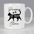 Personalised Pawsome Cat Mum Mug | Mother's Day Gift
