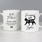 Personalised Pawsome Cat Mum Mug | Mother's Day Gift