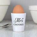 Personalised Mrs Egg Cup for Wedding