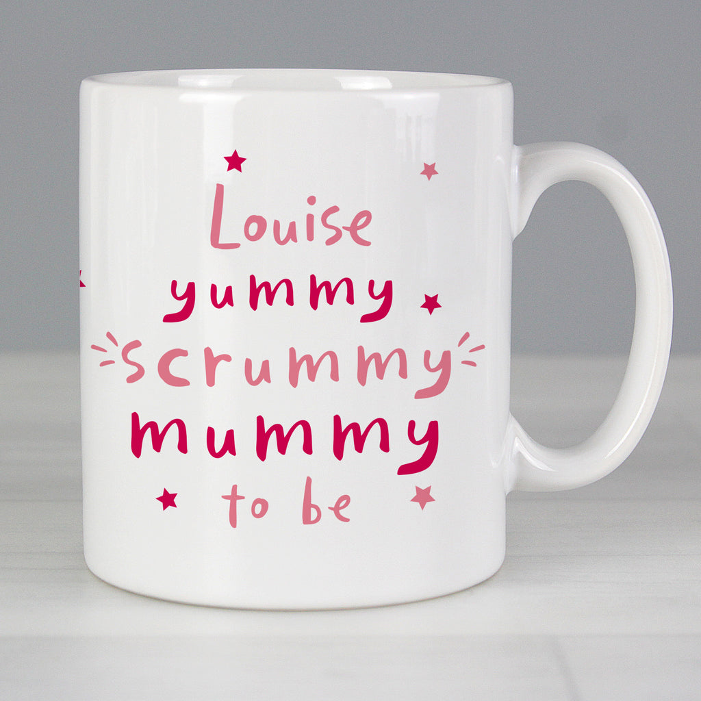 Personalised Yummy Scrummy Mummy To Be Mug | Mother's Day Gift