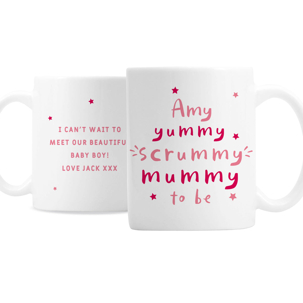 Personalised Yummy Scrummy Mummy To Be Mug | Mother's Day Gift