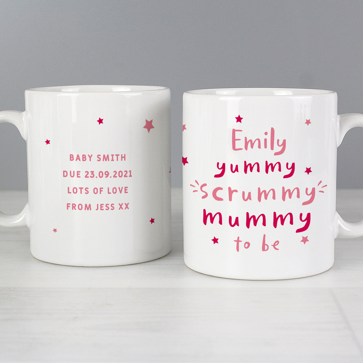 Personalised Yummy Scrummy Mummy To Be Mug | Mother's Day Gift