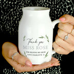 Personalised Botanical Flower Jug Vase | Vases
