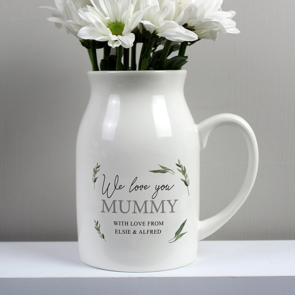 Personalised Botanical Flower Jug Vase | Vases