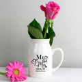 Personalised Mr & Mrs Flower Jug Vase for Wedding