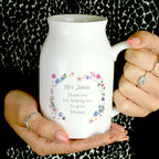 Personalised Floral Flower Jug | Vases
