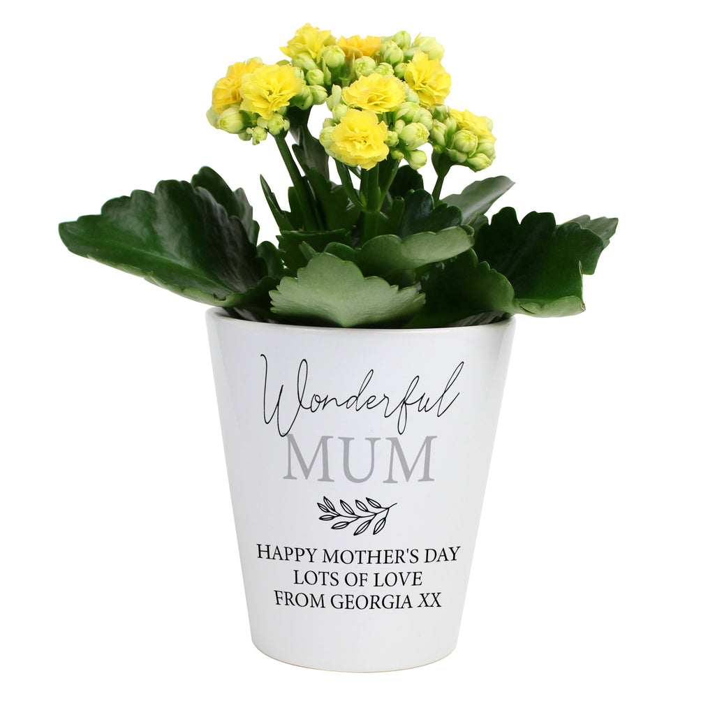 Personalised Free Text Plant Pot | Vases | Inspired Creative Gifts