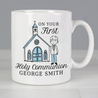 Personalised Boys First Holy Communion Mug for Christening