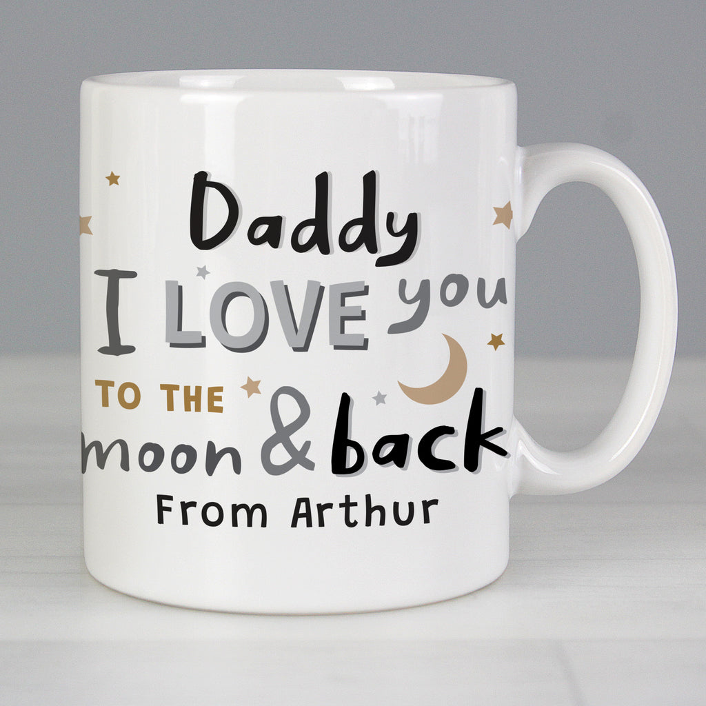 Personalised To the Moon and Back Mug | Christmas Gift