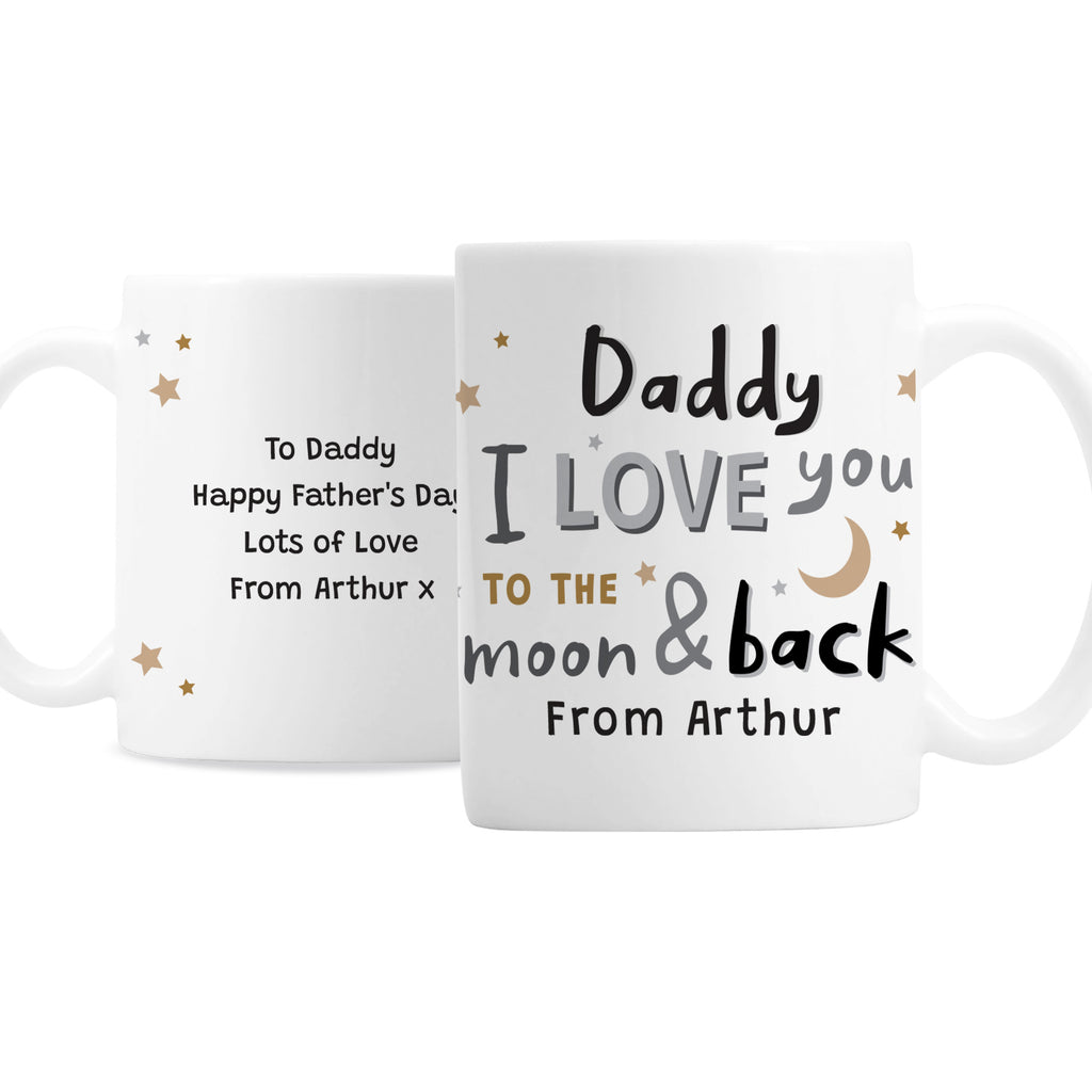 Personalised To the Moon and Back Mug | Christmas Gift