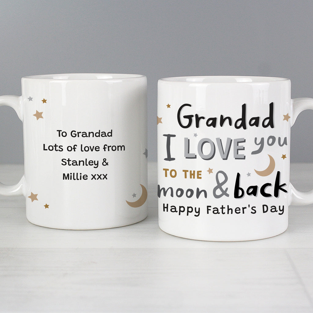 Personalised To the Moon and Back Mug | Christmas Gift