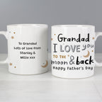 Personalised To the Moon and Back Mug | Christmas Gift