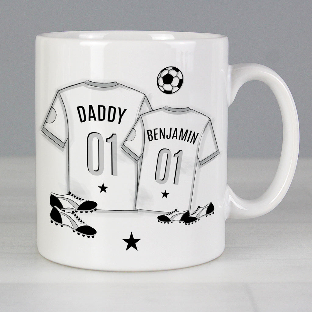 Personalised Football Mini Me Mug for Christmas