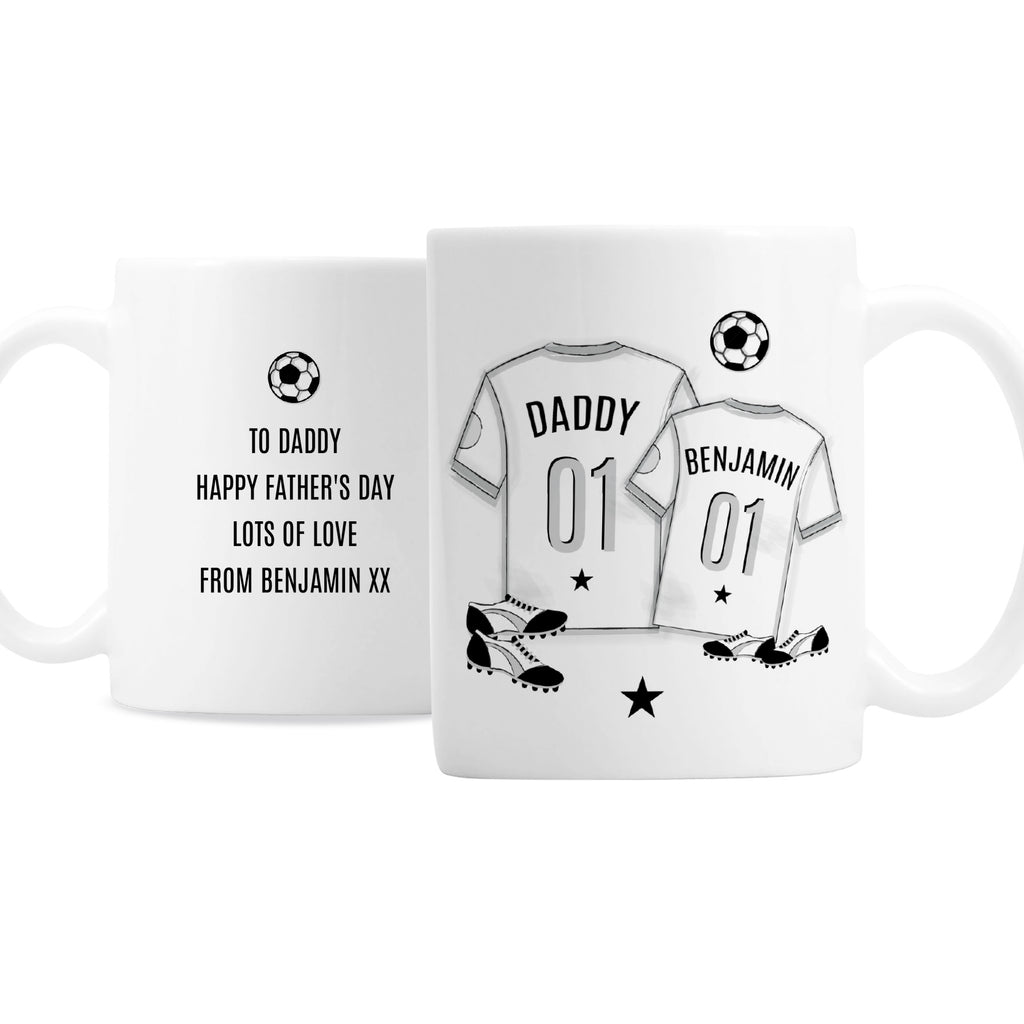 Personalised Football Mini Me Mug for Christmas