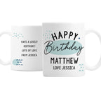 Personalised Happy Birthday Mug for Birthday