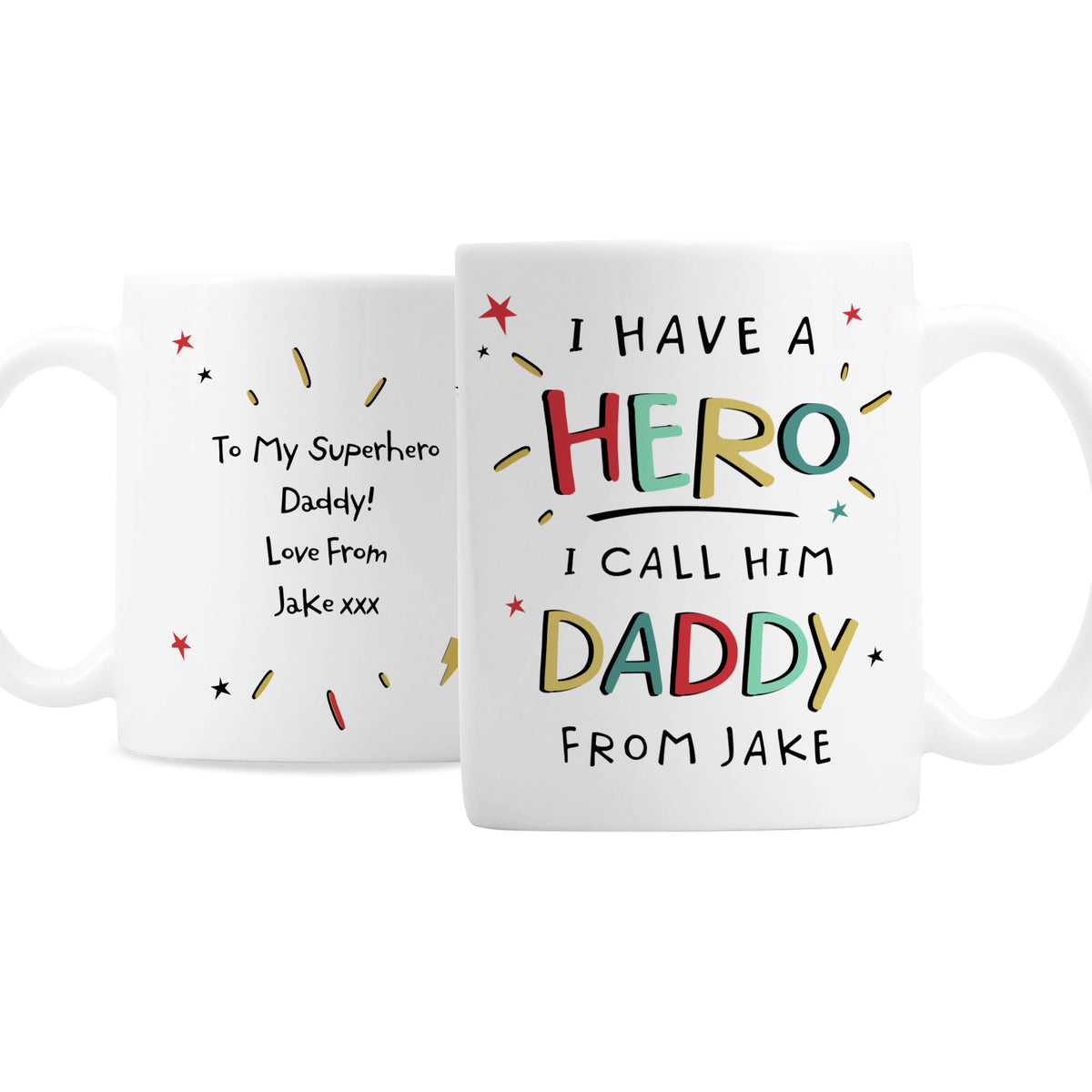 Personalised I Have A Hero Mug | Father's Day Gift