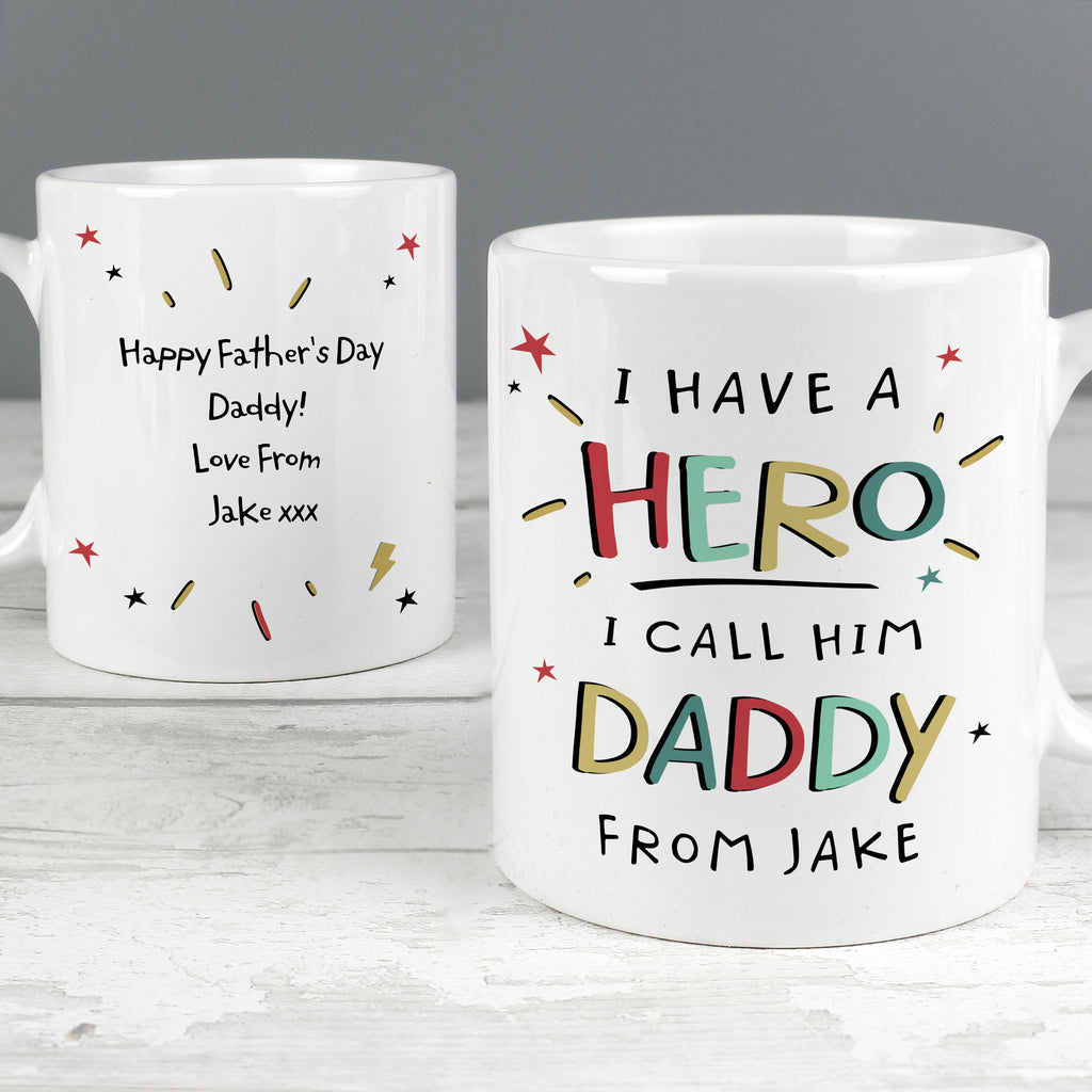 Personalised I Have A Hero Mug | Father's Day Gift