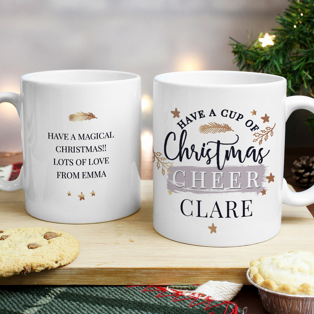 Personalised Cup of Christmas Cheer Mug | Christmas Gift