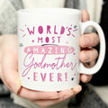 Personalised World's Most Amazing Godmother Mug for Mother's Day