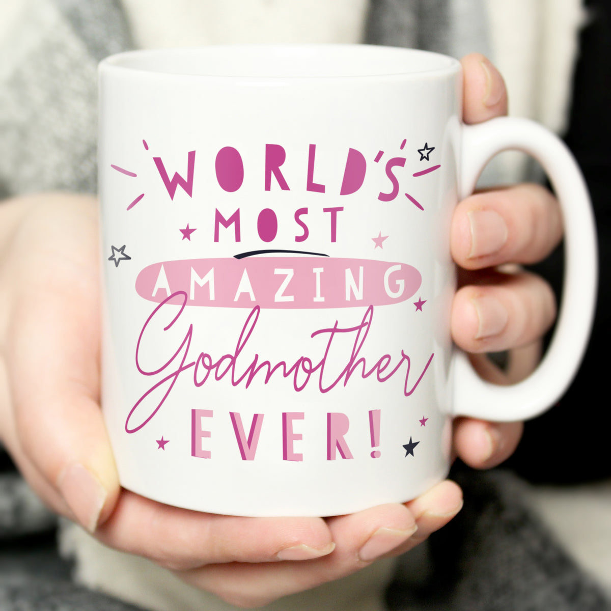 Personalised World's Most Amazing Godmother Mug for Mother's Day