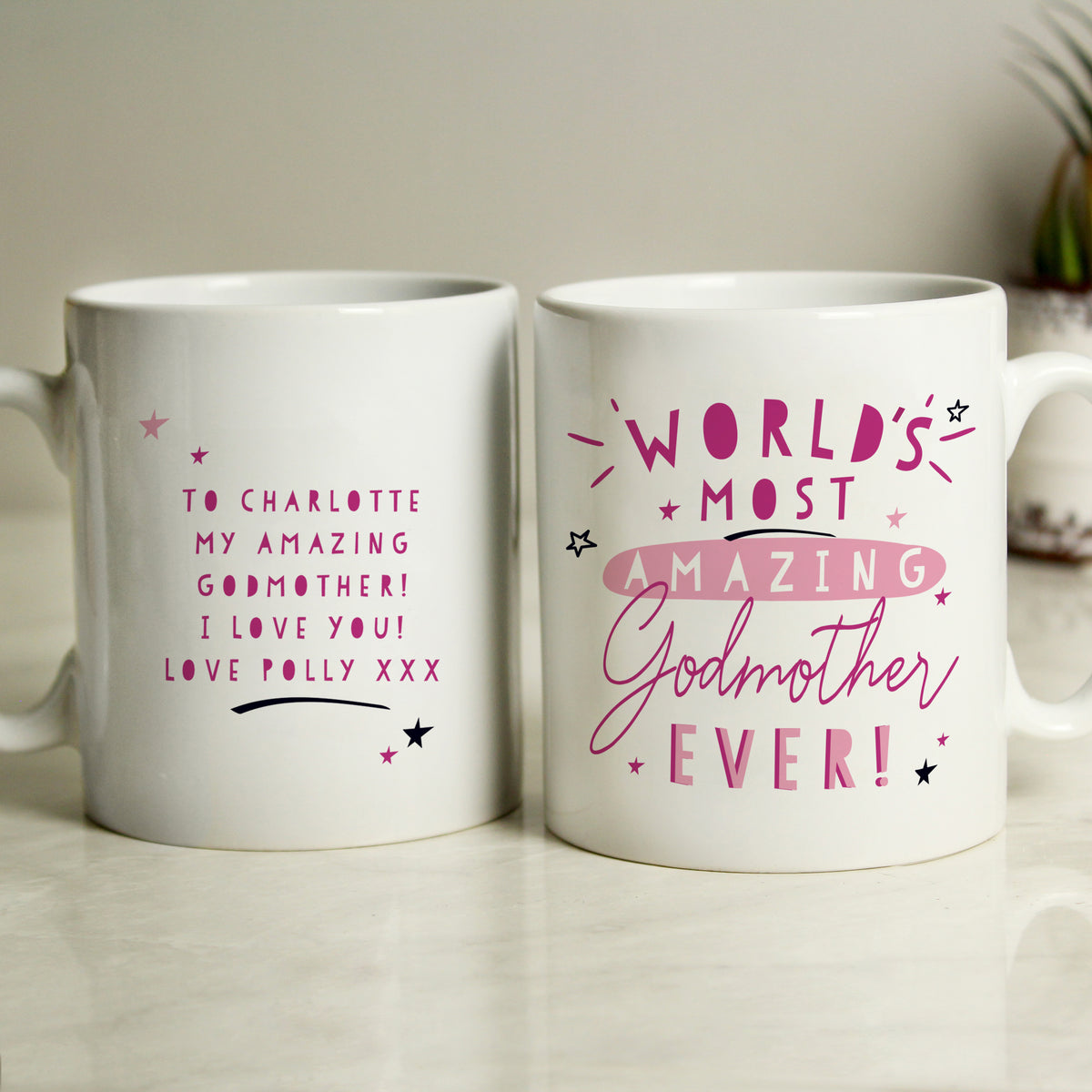 Personalised World's Most Amazing Godmother Mug for Mother's Day