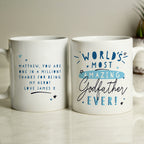 Personalised World's Most Amazing Godfather Mug for Father's Day