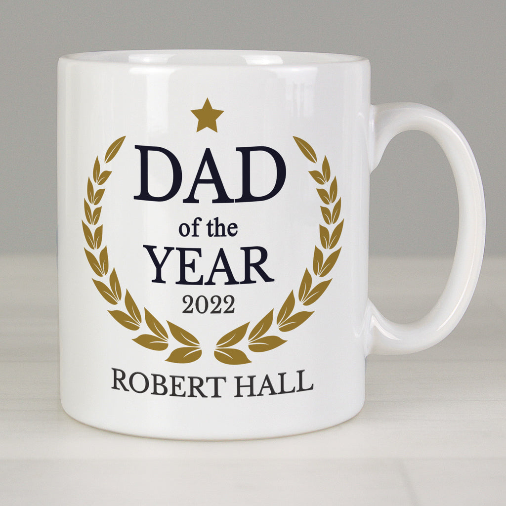 Personalised Dad of the Year Mug for Father's Day