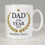 Personalised Dad of the Year Mug for Father's Day