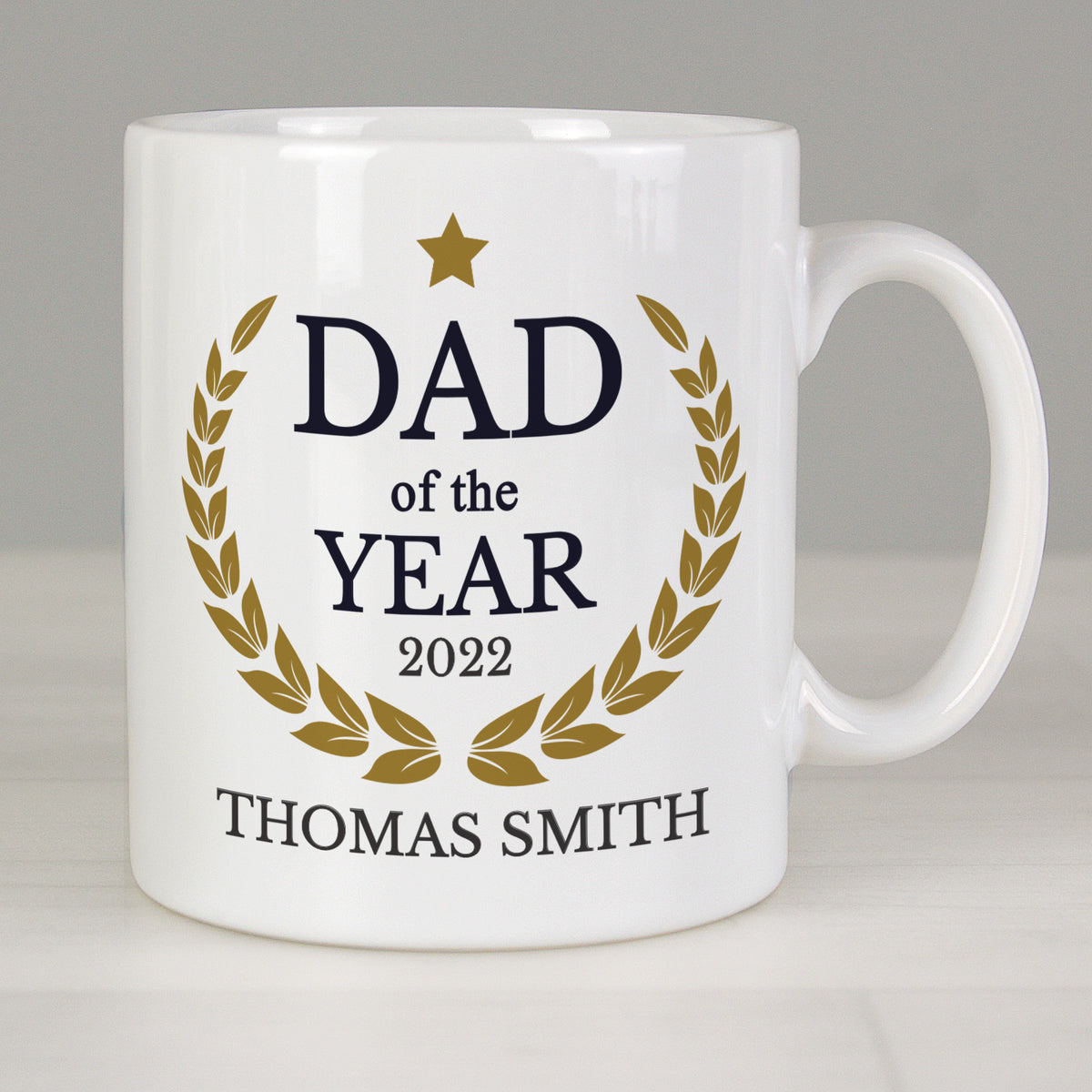 Personalised Dad of the Year Mug for Father's Day