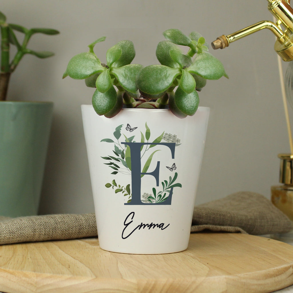 Personalised Botanical Plant Pot | Vases | Inspired Creative Gifts