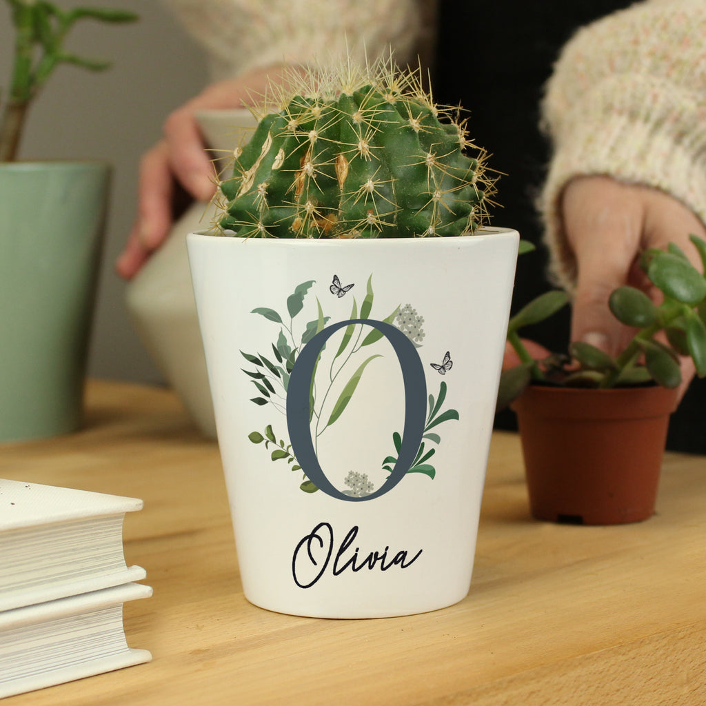 Personalised Botanical Plant Pot | Vases | Inspired Creative Gifts