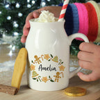 Personalised Christmas Milk Jug for Christmas