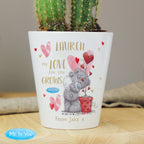 Personalised Me To You Love Grows Plant Pot | Vases | Inspired Creative Gifts