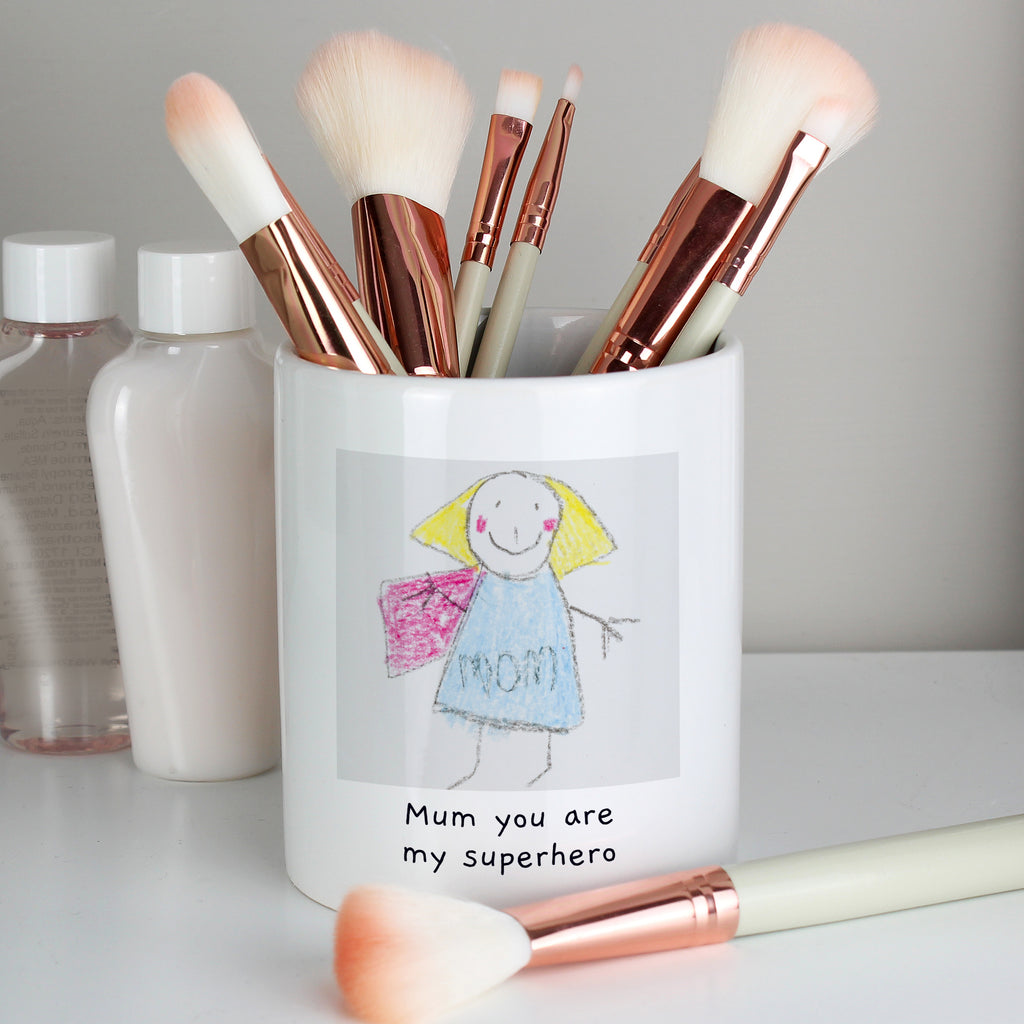 Personalised Childrens Drawing Photo Storage Pot | Vases
