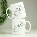 Personalised Botanical Mr Mug | Wedding Gift