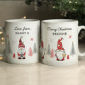 Personalised Christmas Gonk Pattern Mug for Christmas