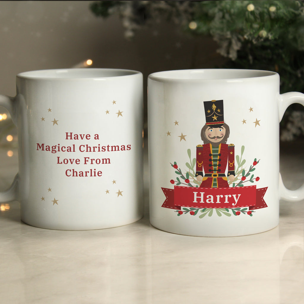 Personalised Christmas Nutcracker Mug | Christmas Gift